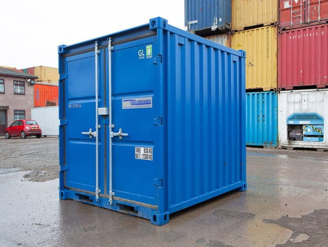 8ft Galvanised Storage Containers (One Trip / New)