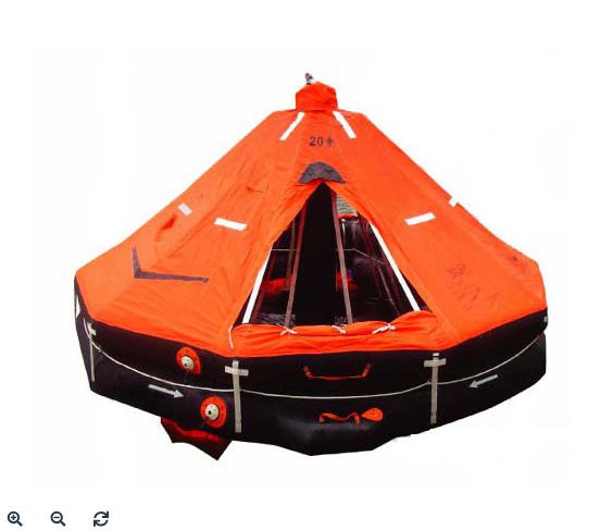 LIFERAFT INFLATABLE FOR 16MEN, THROW-OVER TYPE