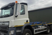 DAF CF340 , 6 WHEEL HOOK LOADER