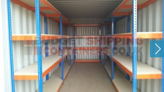Super Heavy Duty Shipping Container Racking / Shelving