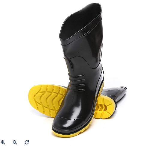 Full PVC Dual Density High Ankle Gum Boots – 12” Height,